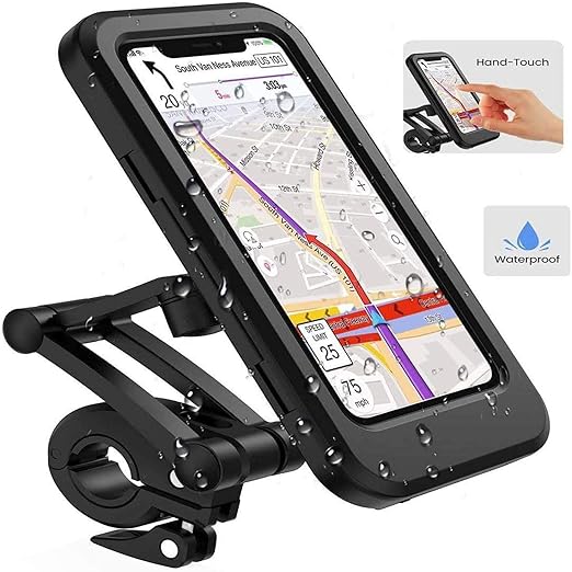 360° Rotating Waterproof Motorcycle Phone Holder